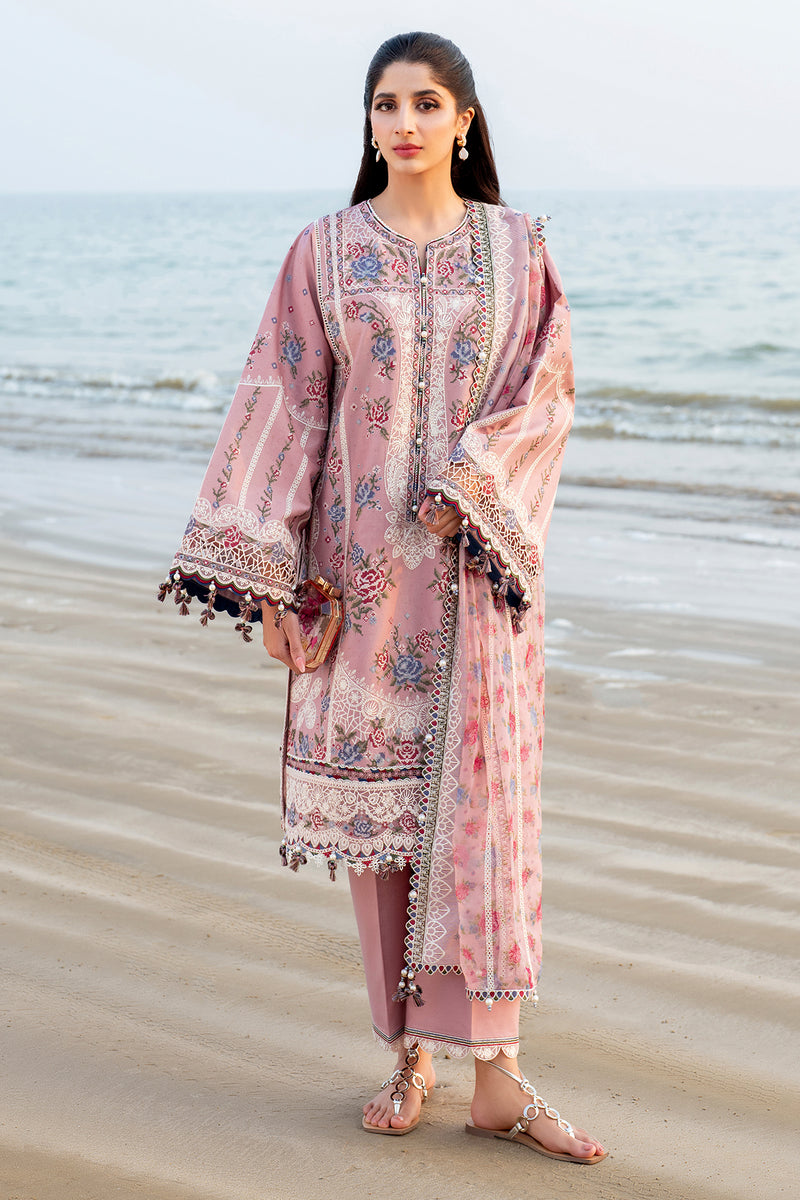 Jazmin | Shahkaar Luxury Lawn 25 | SL25-D2 -  Jazmin Ladies Clothes - Original Designer Dress - House of Maryam