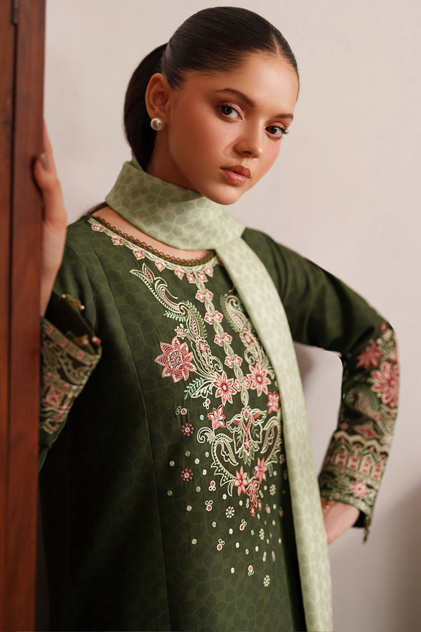 Farasha | Meline Premium Viscose 25 | Olive Drape-5