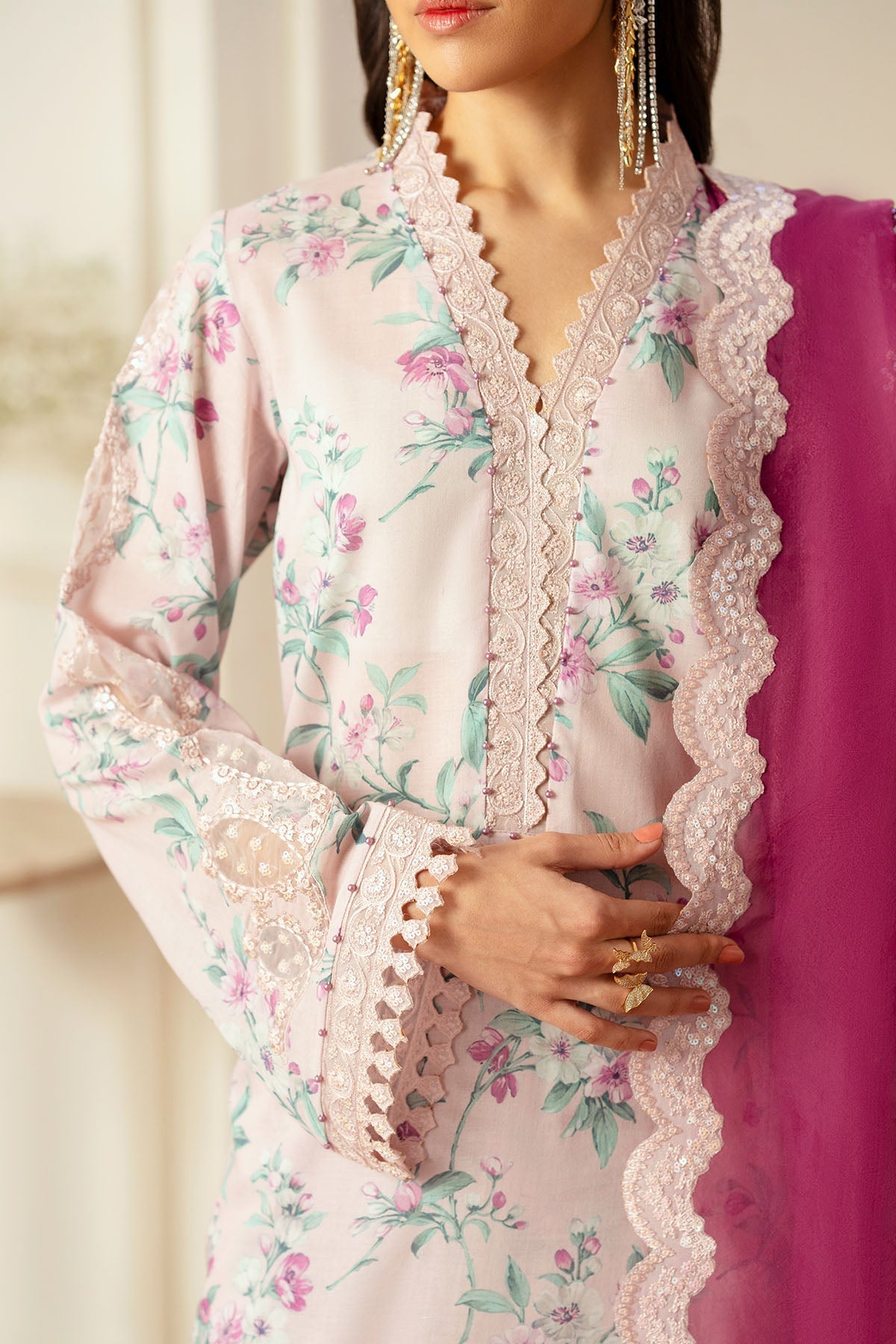 Nureh | Feya Eid Lawn | FE-01 -  Nureh Ladies Clothes - Original Designer Dress - House of Maryam
