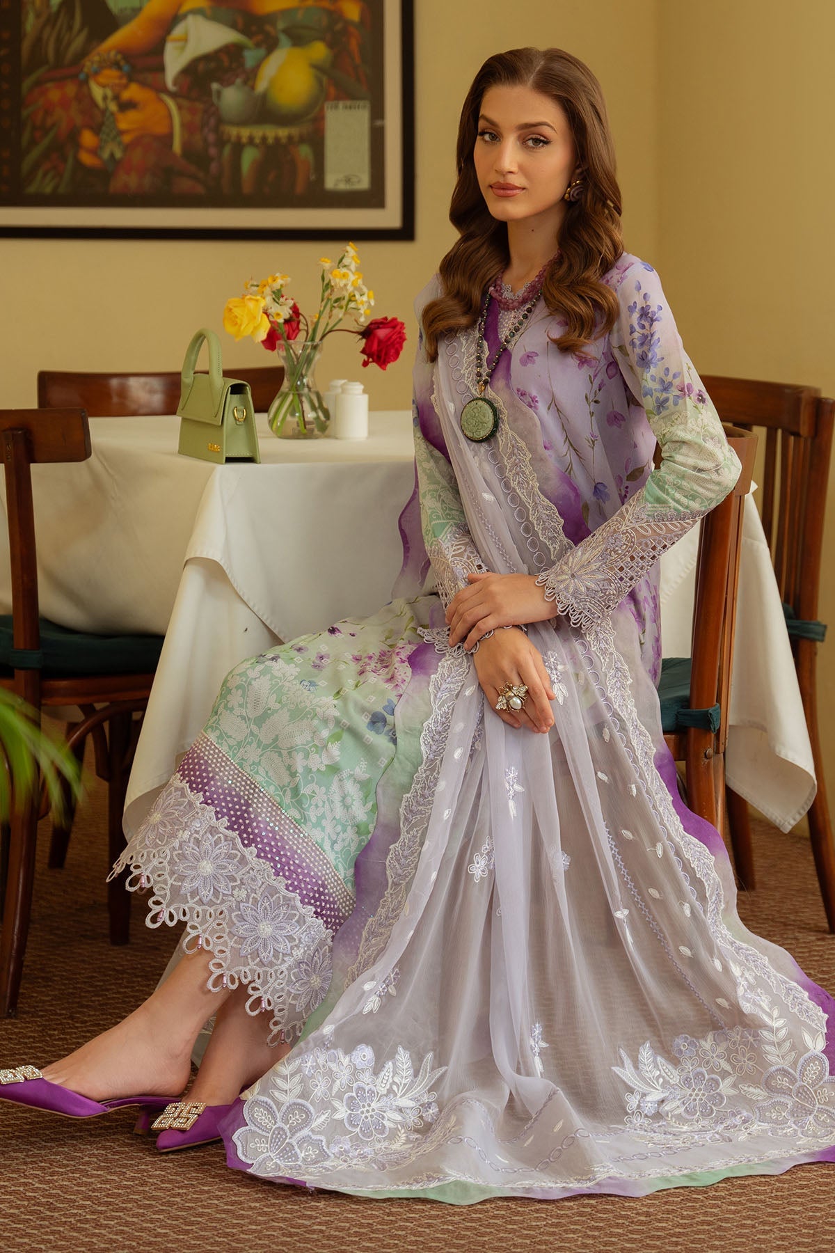 Nureh | Maya Swiss Lawn | NS-148 -  Nureh Ladies Clothes - Original Designer Dress - House of Maryam