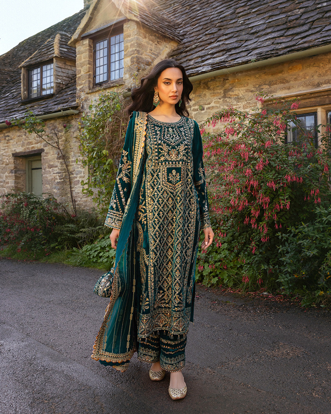 Faiza Saqlain | Adeen Formals | Merna -  Faiza Saqlain Ladies Clothes - Original Designer Dress - House of Maryam