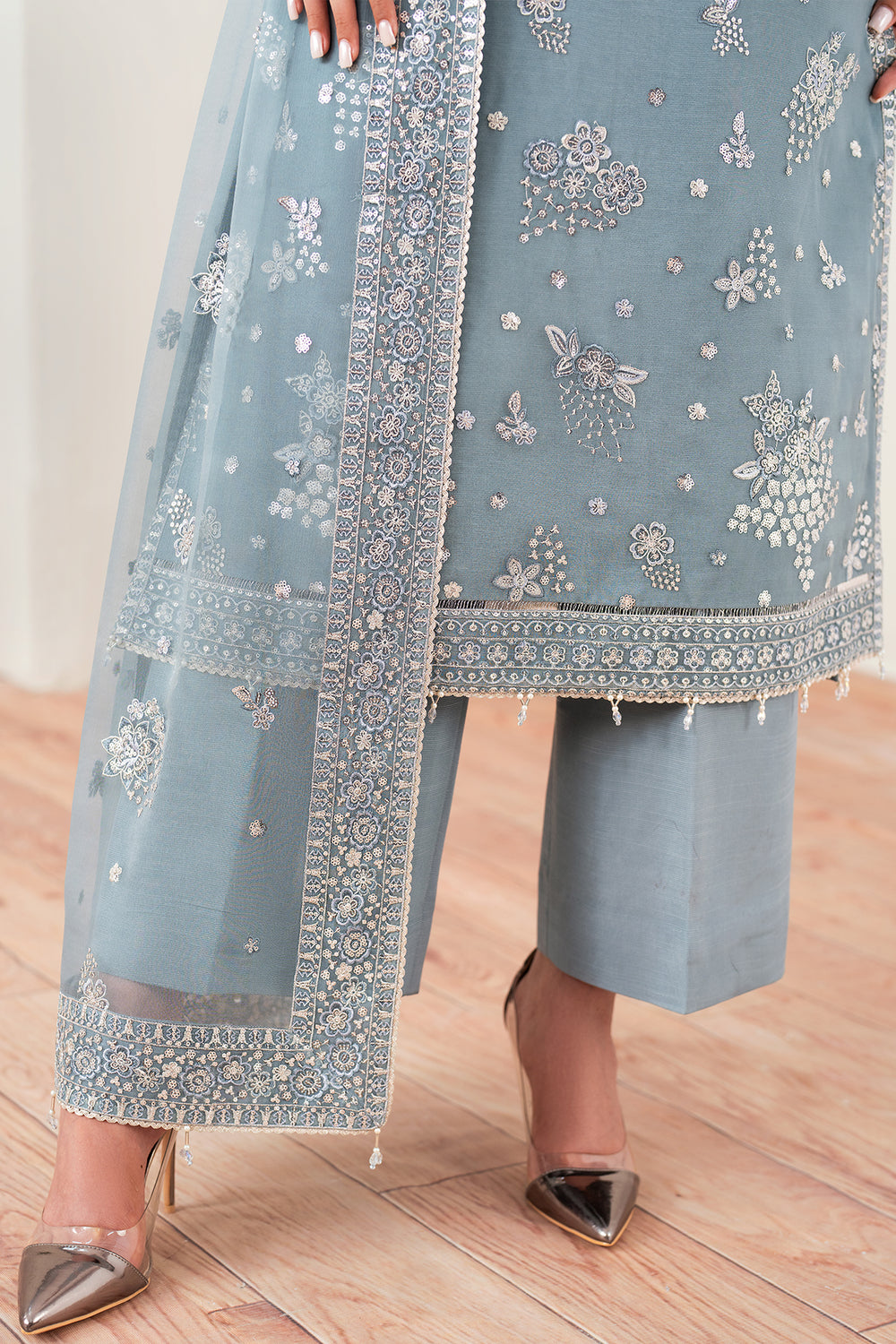 Farasha | Essence Formals 25 | Aqua Bliss -  Farasha Ladies Clothes - Original Designer Dress - House of Maryam
