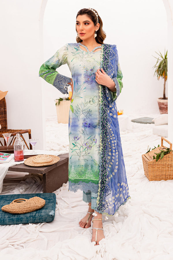 Nureh | Gardenia Lawn 24 | NSG-147 by Designer Nureh - House of Maryam - Pakistani Designer Ethnic Wear in {{ shop.shopifyCountryName }}