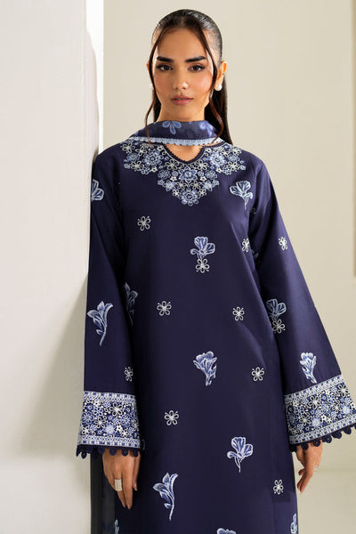 Farasha | Summer Weaves Embroidered Lawn | Midnight Hue