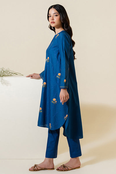 Cross Stitch | Basic Pret | Indigo Zeal Embroidered Shirt