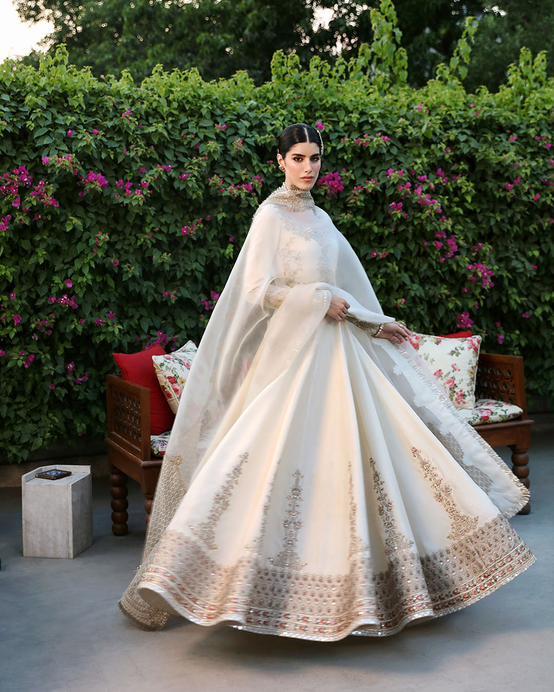Faiza Saqlain | Mehermah Luxe Formals | Ailia -  Faiza Saqlain Formal - Original Designer Dress - House of Maryam