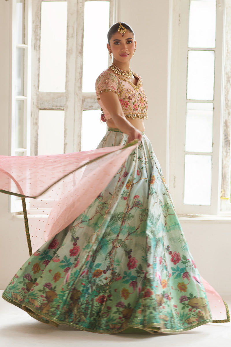 Mina Hassan | Formal Dholki Collection | Fayruz -  Mina Hassan Ladies Clothes - Original Designer Dress - House of Maryam