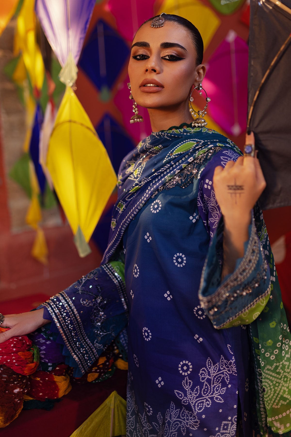 Nureh | Bazaar Lawn | NS-133 -  Nureh Luxury - Original Designer Dress - House of Maryam