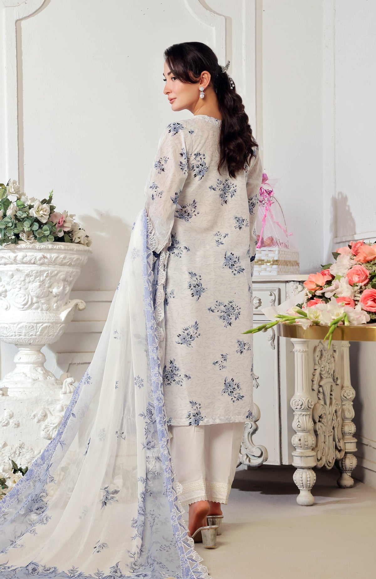 Al Zohaib | Applique Kari Cutwork Edit 25 | ACE-25-04 -  Alzohaib Ladies Clothes - Original Designer Dress - House of Maryam
