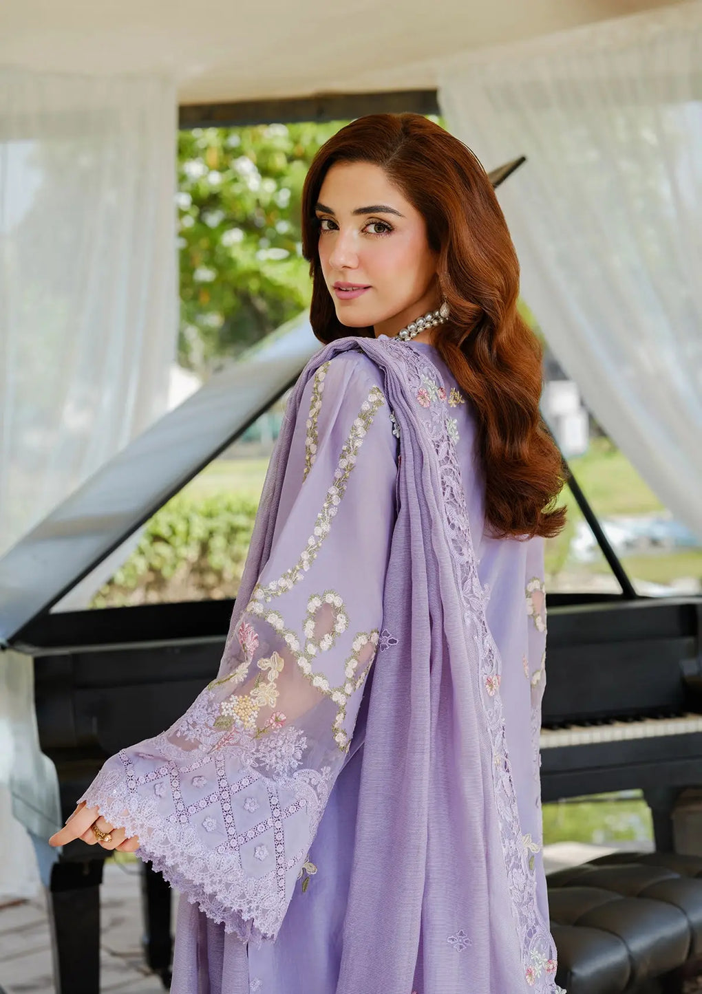 Elaf Premium | Luxury Lawn 25 | ELH-3A PARIS HUES -  Elaf Premium Ladies Clothes - Original Designer Dress - House of Maryam