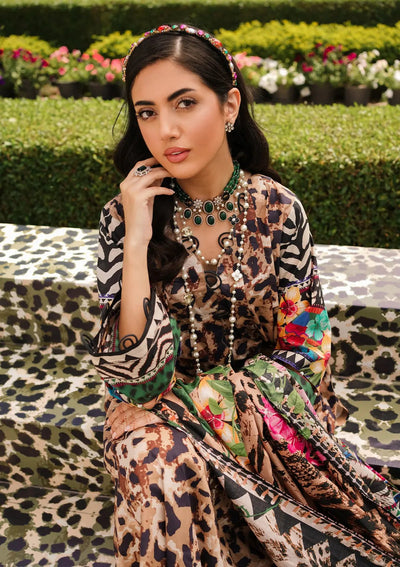Elaf Premium | Printed Collection 24 | EEP-06A - Menagerie -  Elaf Premium Casuals - Original Designer Dress - House of Maryam