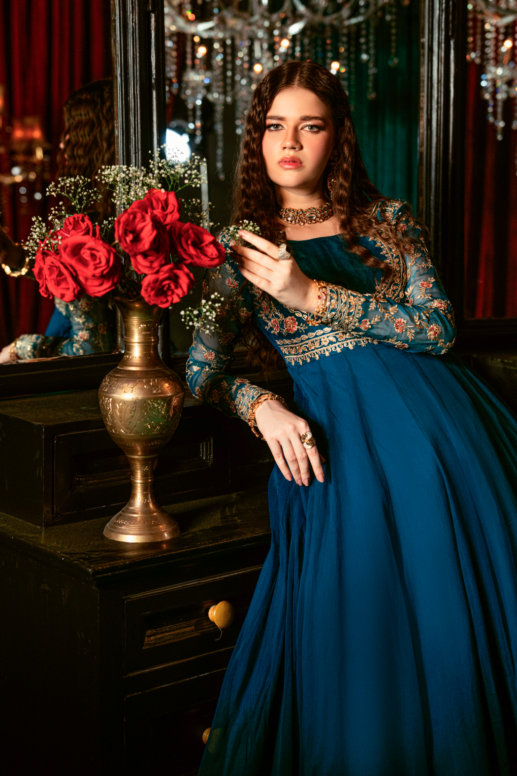 Hania & Umaimaz | Festive Collection | Mona -  Hania & Umaima  - Original Designer Dress - House of Maryam