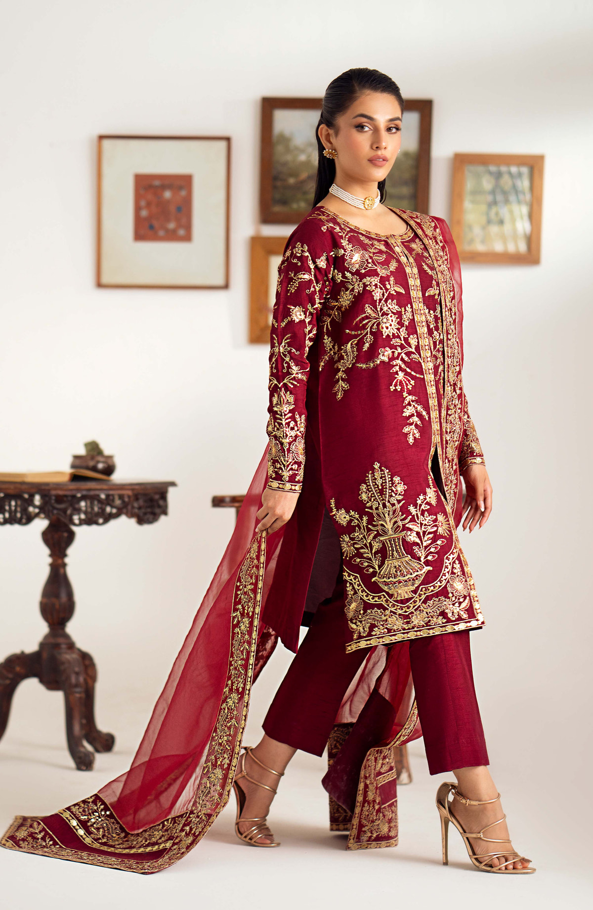 Maryum N Maria | Dastan Formals | ROSELA - MS40023 -  Maryam N Maria Ladies Clothes - Original Designer Dress - House of Maryam
