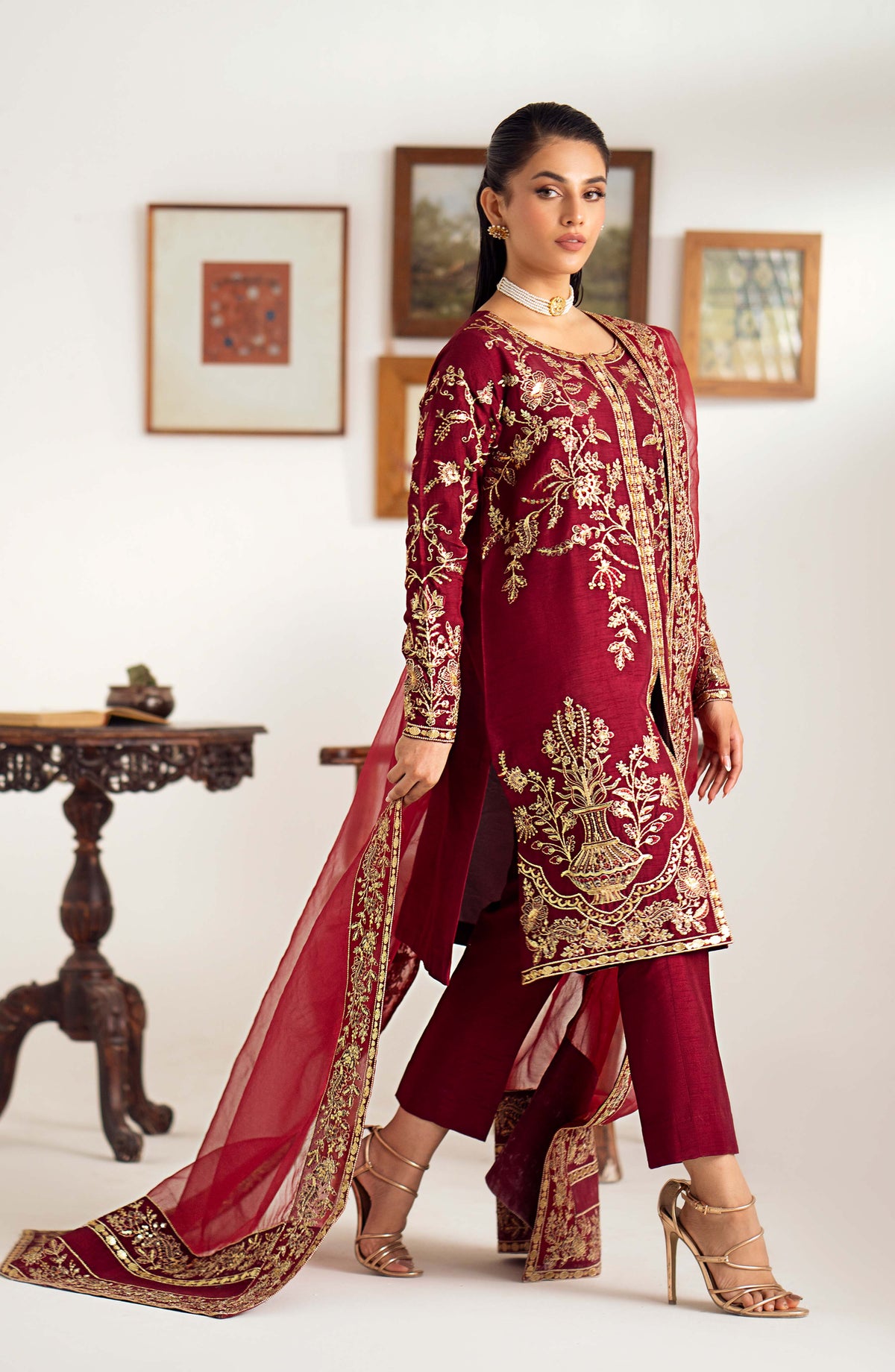 Maryum N Maria | Dastan Formals | ROSELA - MS40023 -  Maryam N Maria Ladies Clothes - Original Designer Dress - House of Maryam