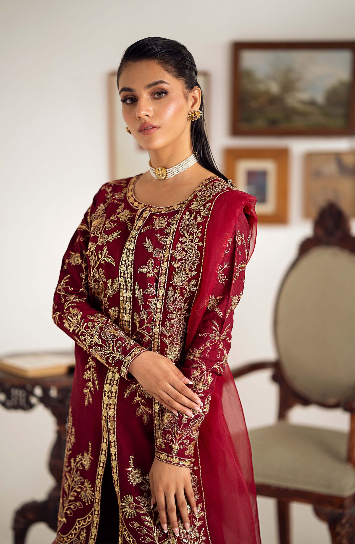 Maryum N Maria | Dastan Formals | ROSELA - MS40023 -  Maryam N Maria Ladies Clothes - Original Designer Dress - House of Maryam