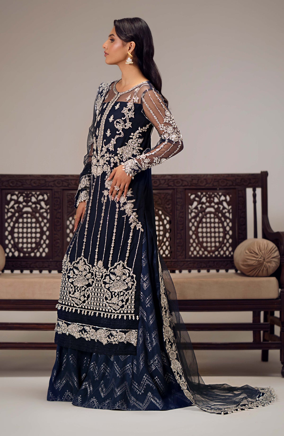Maryum N Maria | Dastan Formals | INARA - MS40026 -  Maryam N Maria Ladies Clothes - Original Designer Dress - House of Maryam