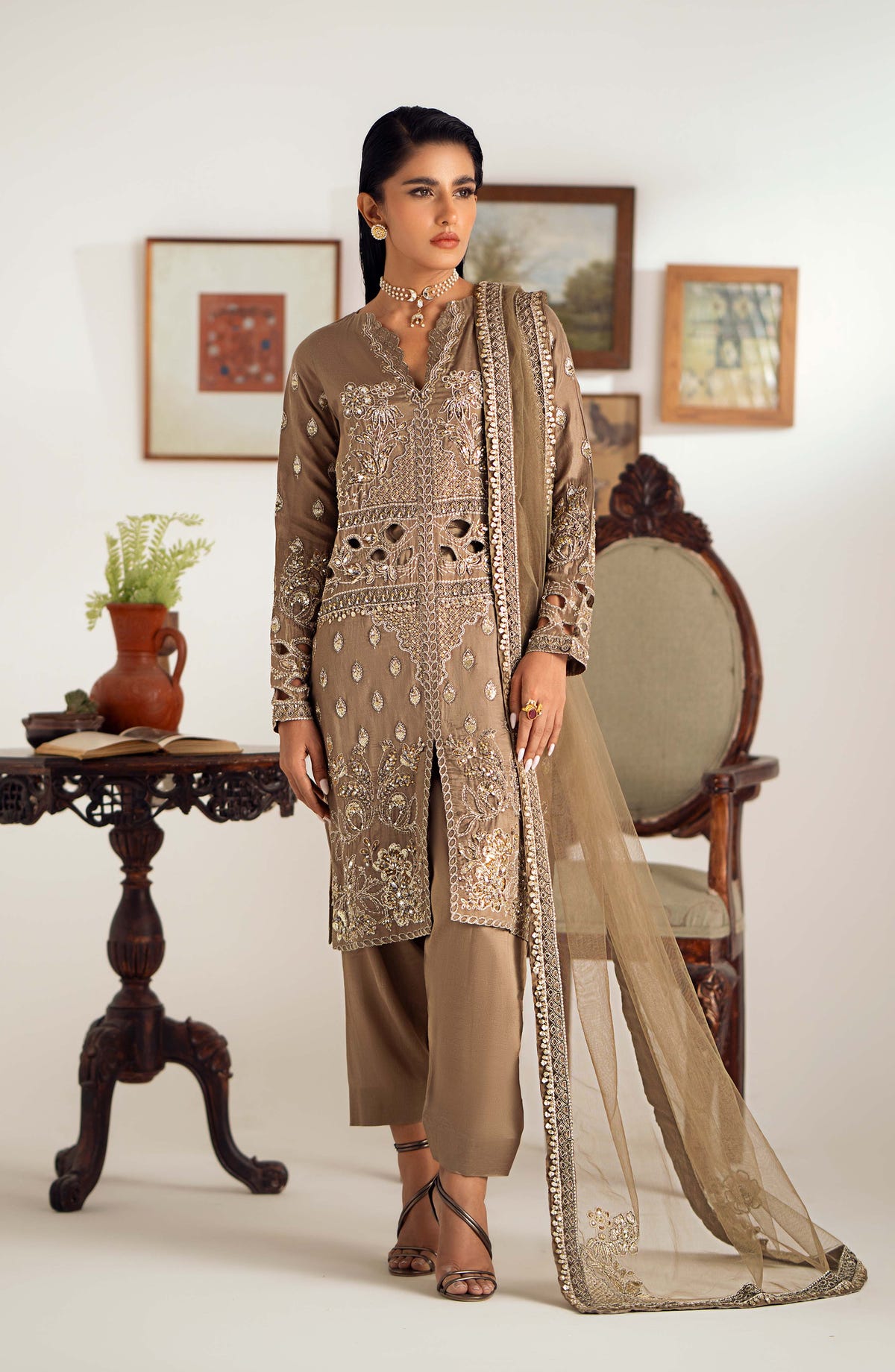 Maryum N Maria | Dastan Formals | ARELA - MS40029 -  Maryam N Maria Ladies Clothes - Original Designer Dress - House of Maryam