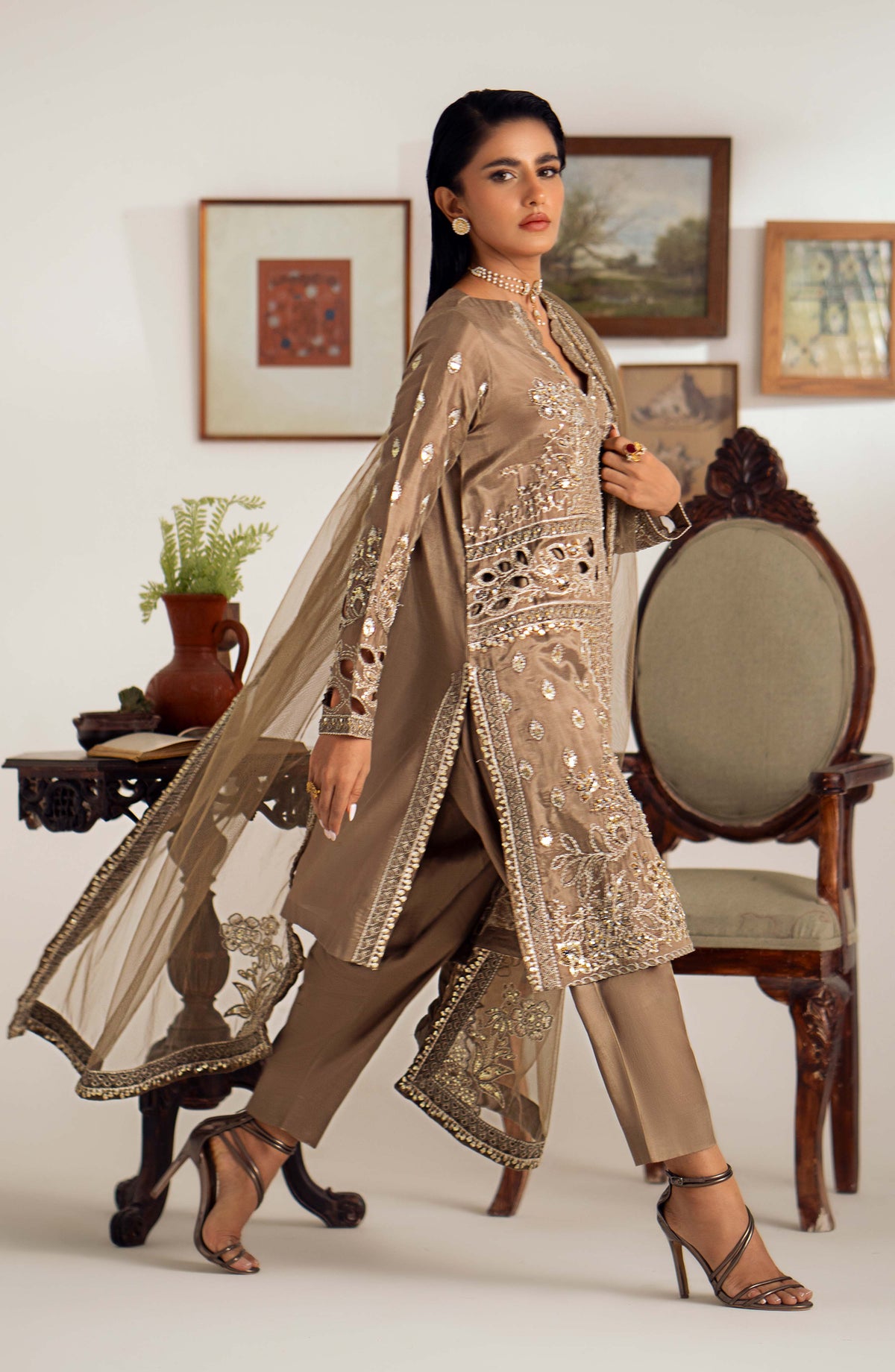 Maryum N Maria | Dastan Formals | ARELA - MS40029 -  Maryam N Maria Ladies Clothes - Original Designer Dress - House of Maryam