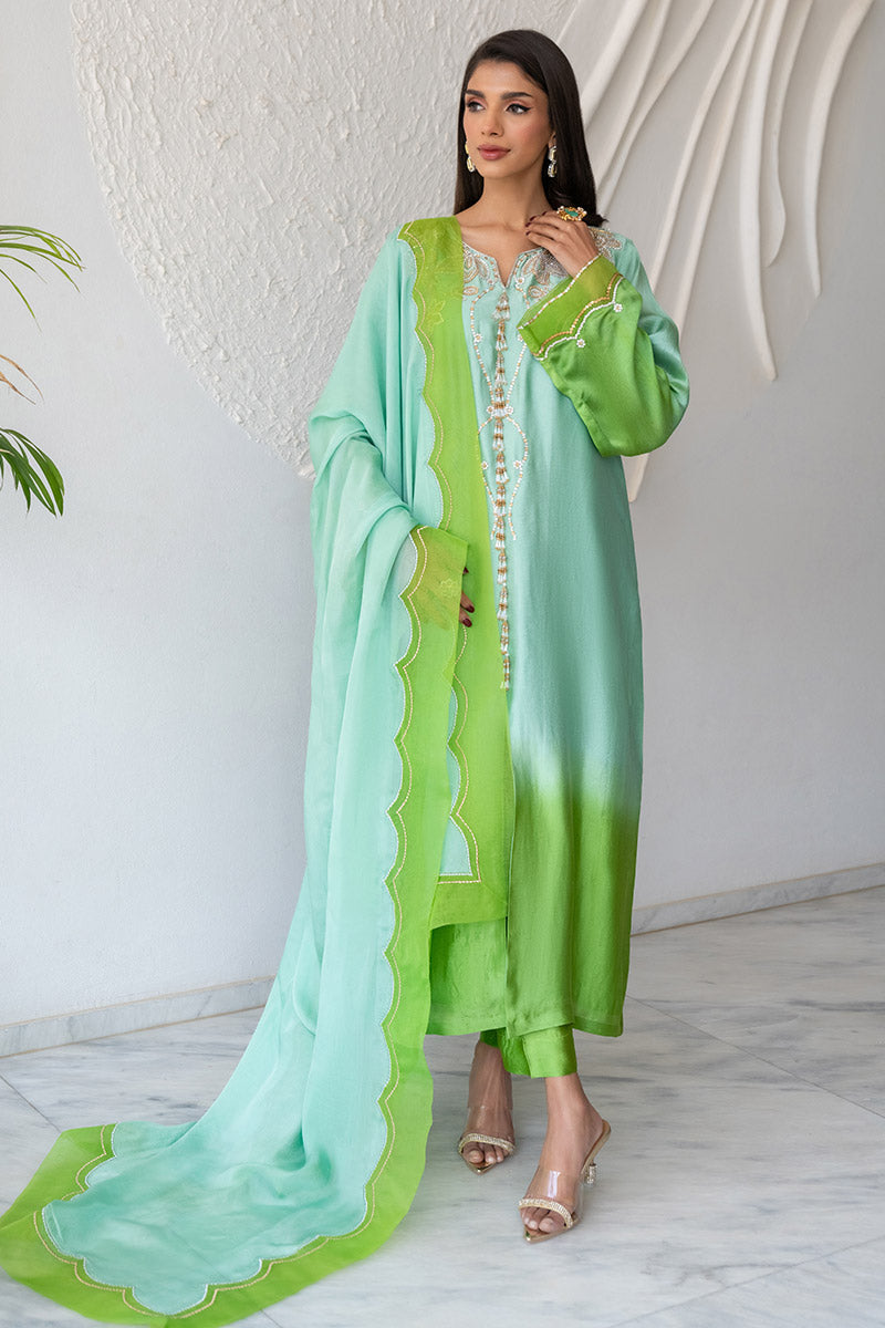 Chic Ophicial | Celenia Pret | Ombre Green -  Chic Ophicial Ladies Clothes -  House of Maryam