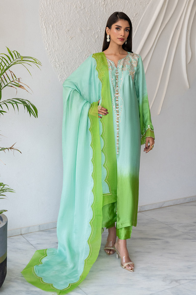 Chic Ophicial | Celenia Pret | Ombre Green -  Chic Ophicial Ladies Clothes -  House of Maryam