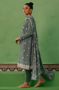 Cross Stitch | Mahiri Embroidered Collection | DUSTY GRANITE -  Cross Stitch Luxury -  House of Maryam