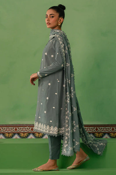 Cross Stitch | Mahiri Embroidered Collection | DUSTY GRANITE -  Cross Stitch Luxury - Original Designer Dress - House of Maryam