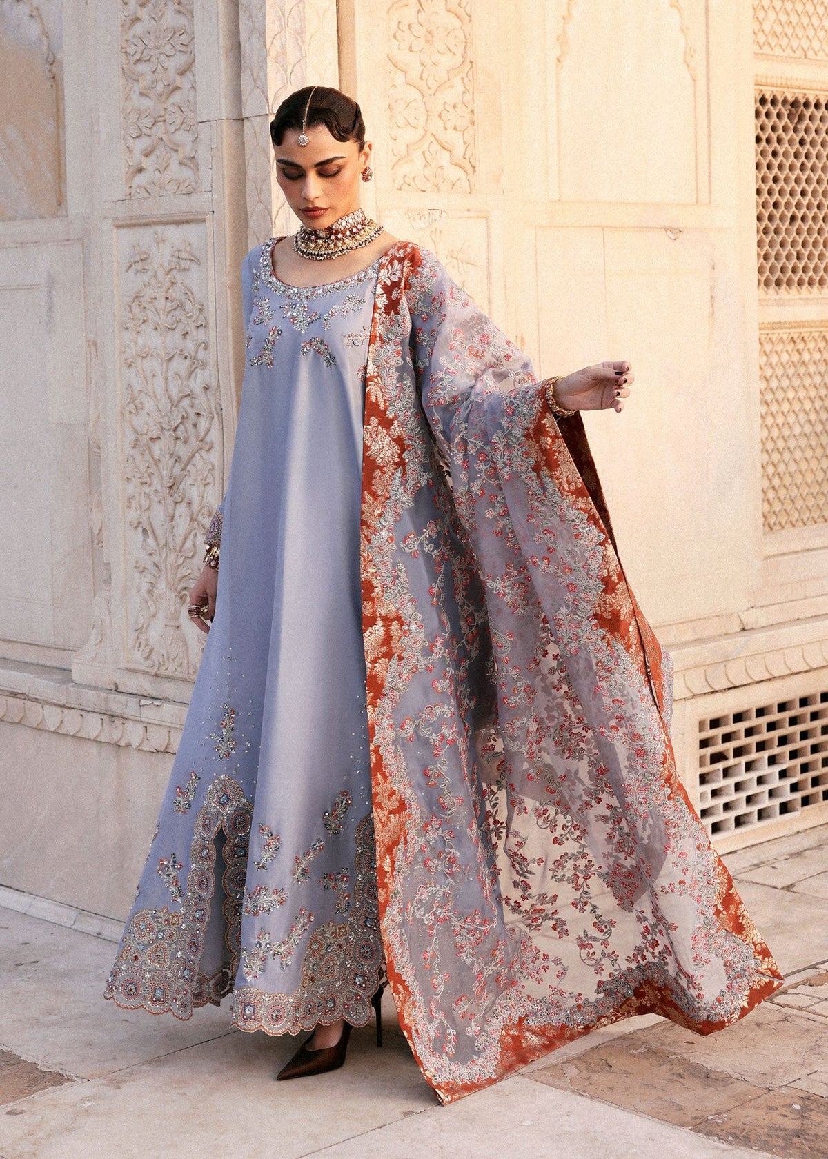 Hussain Rehar | Luxury Pret AW 25 | Periwina, image 7