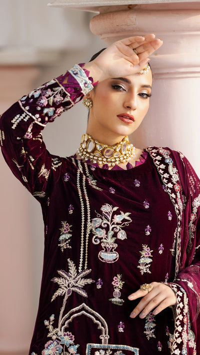Zebtan | Andaz e Makhmal | ZAM-09 -  Zebtan Ladies Clothes - Original Designer Dress - House of Maryam