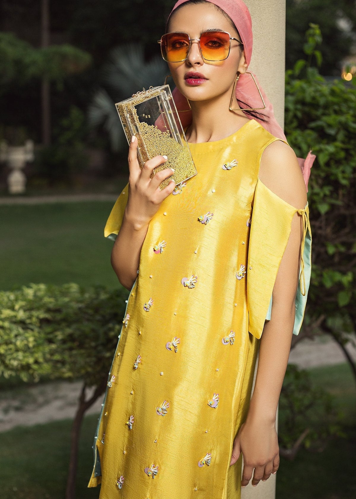 Hana | Serendipity Ready to Wear | Mango Slime -  Hana Ladies Clothes - Original Designer Dress - House of Maryam