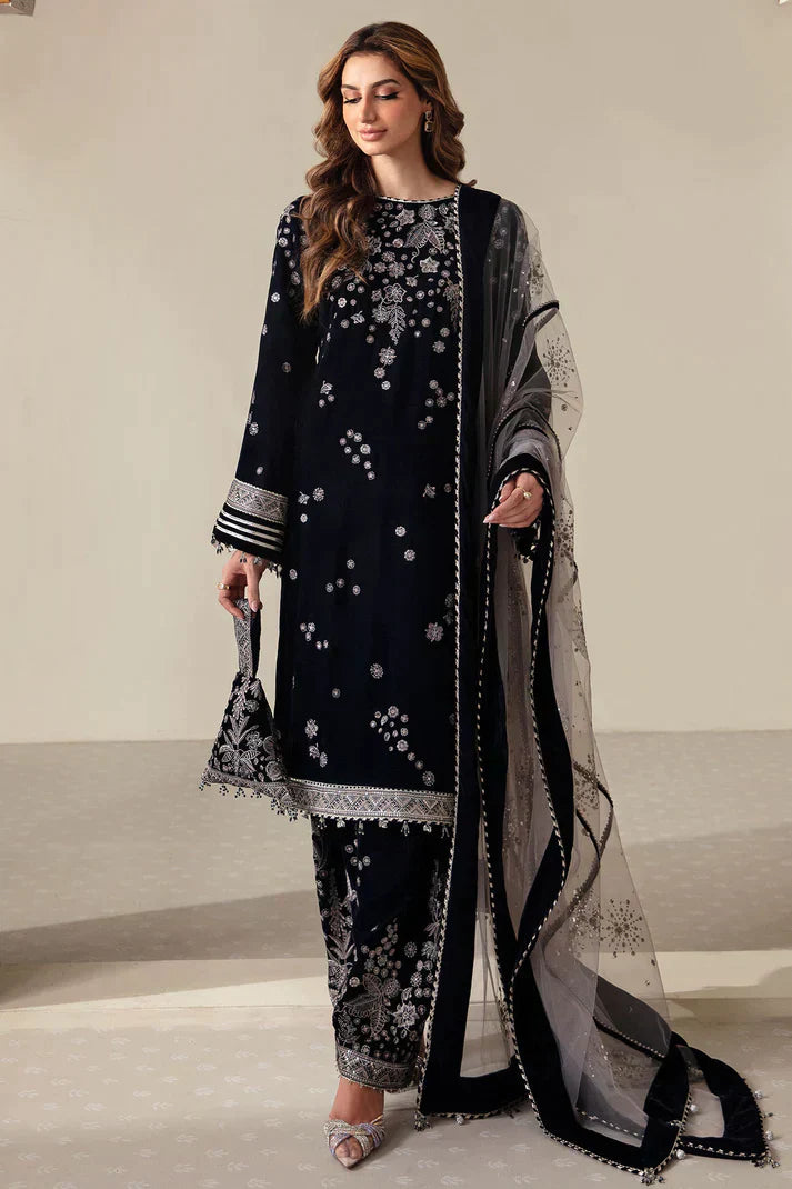 Jazmin | Velvet 23 | VF-2015 by Designer Jazmin - House of Maryam - Pakistani Designer Ethnic Wear in {{ shop.shopifyCountryName }}