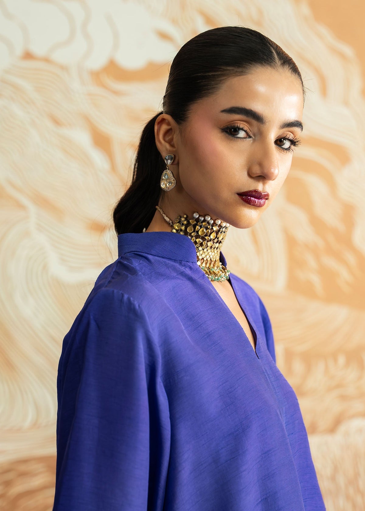 Mahgul | Whispers of Silk | Sapphire Mosaic-4