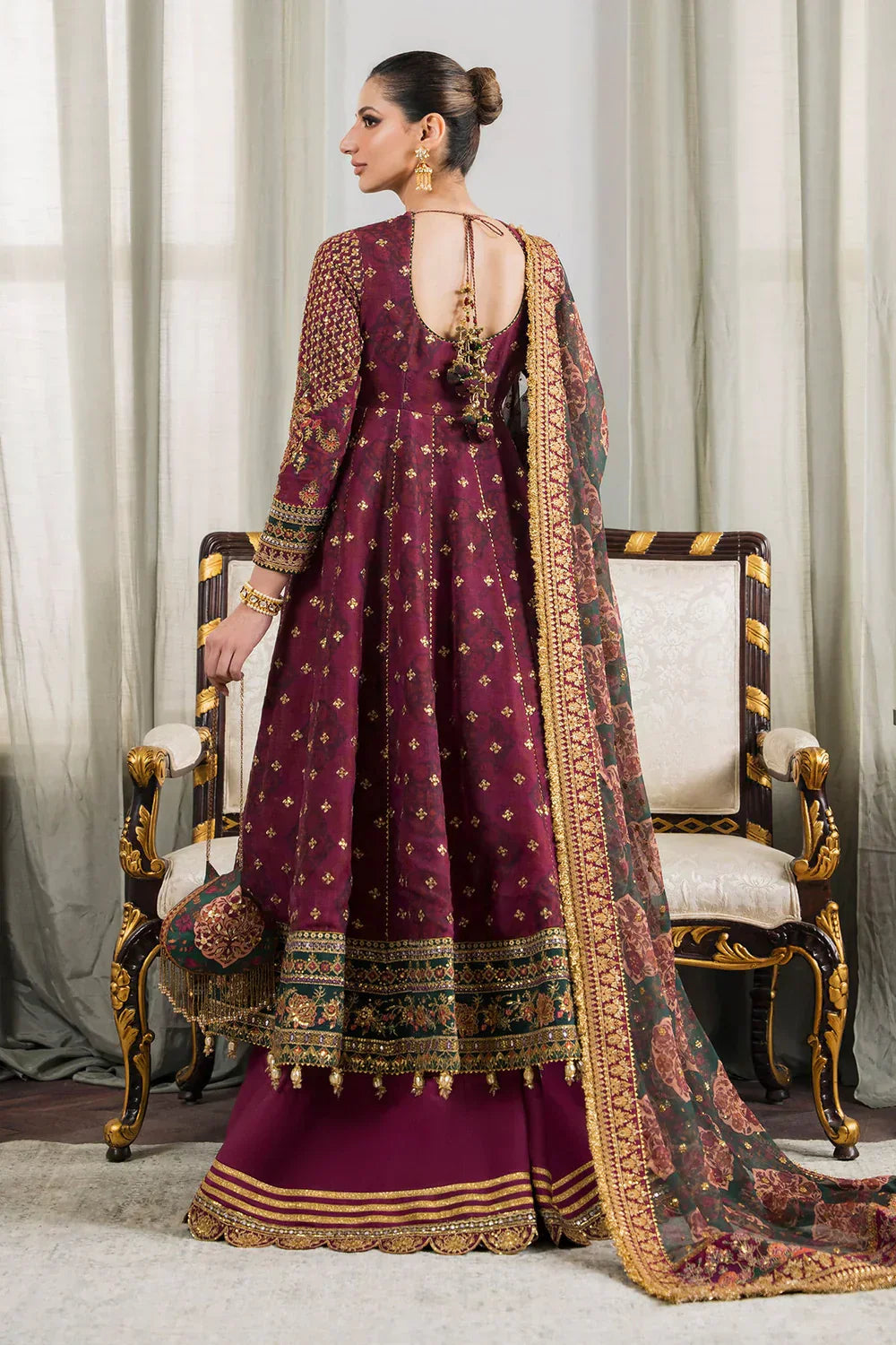 Baroque | Chantelle Embroidered Collection | CH12-03 -  Baroque Bridal - Original Designer Dress - House of Maryam
