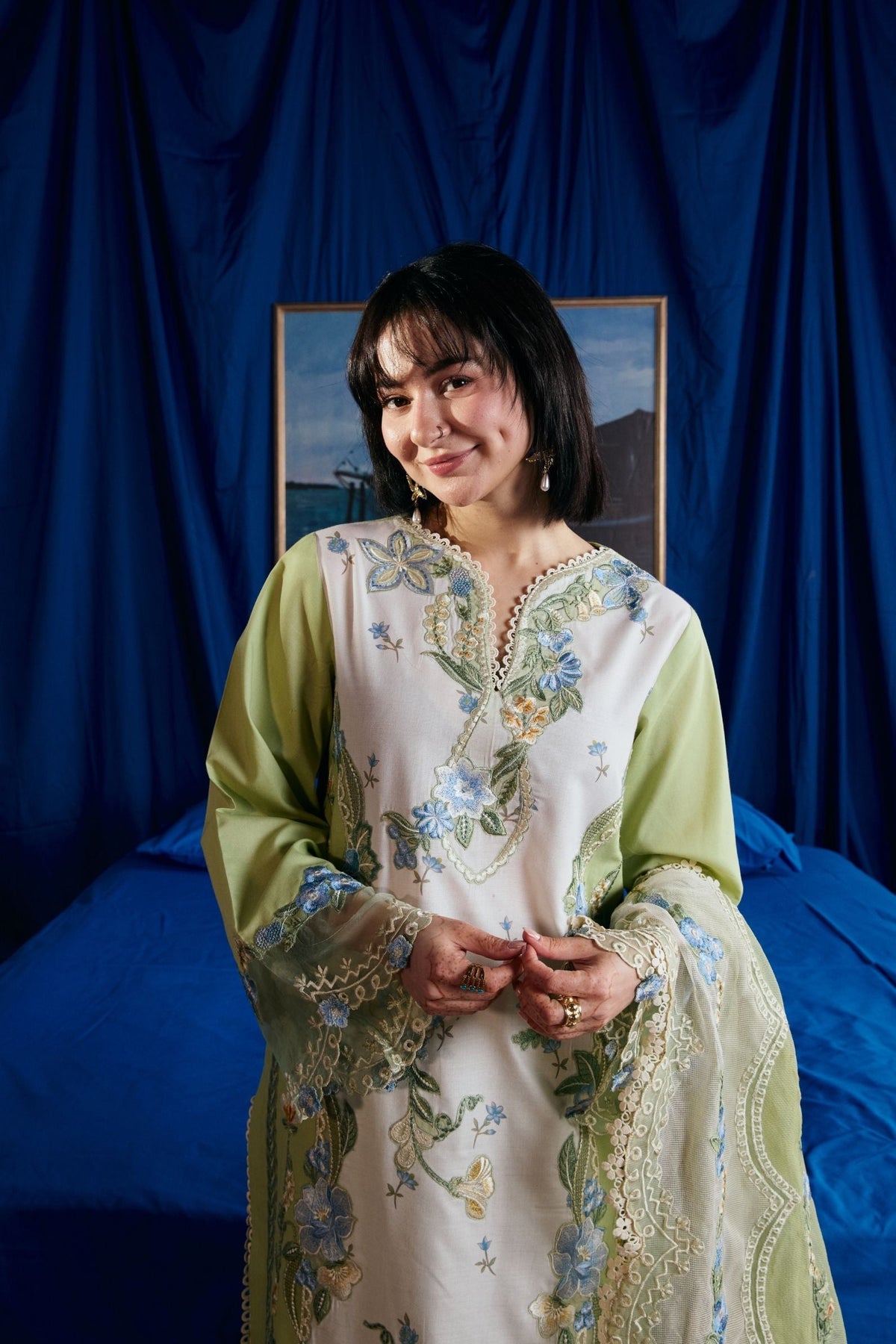 Maryam Hussain | Luxury Lawn 26 Vol 2 | Dimple, image 5