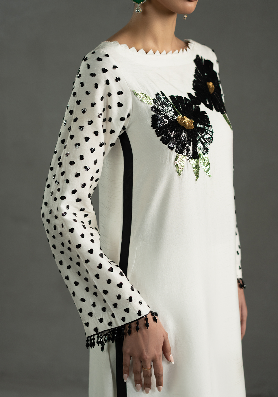 Zarqash | Silk Edit | ZQS 012 ESTELLA -  Zarqash Ladies Clothes - Original Designer Dress - House of Maryam