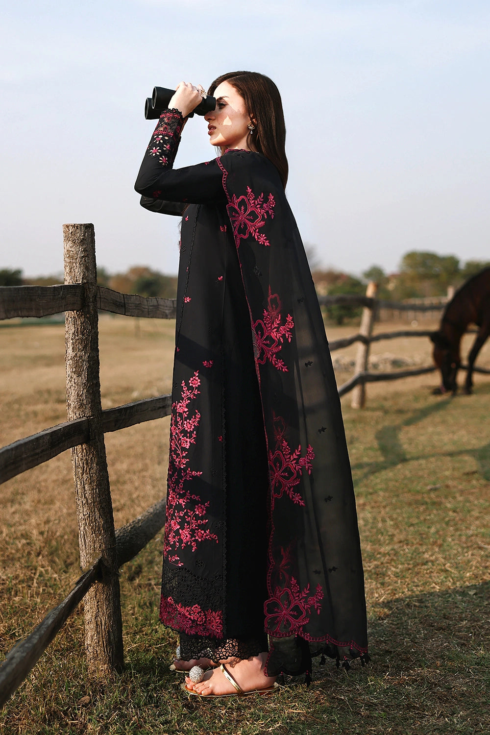 Azure | Luxury Lawn 26 | Black Cherry, image 5