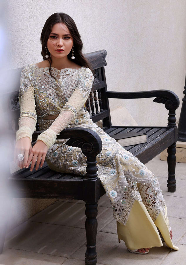Layla Chatoor | Luxury Pret | Lemon Yellow-3