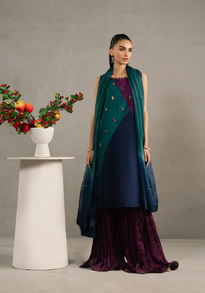 Zarqash | Silk Edit | ZQS 024 STARLETTE -  Zarqash Ladies Clothes - Original Designer Dress - House of Maryam