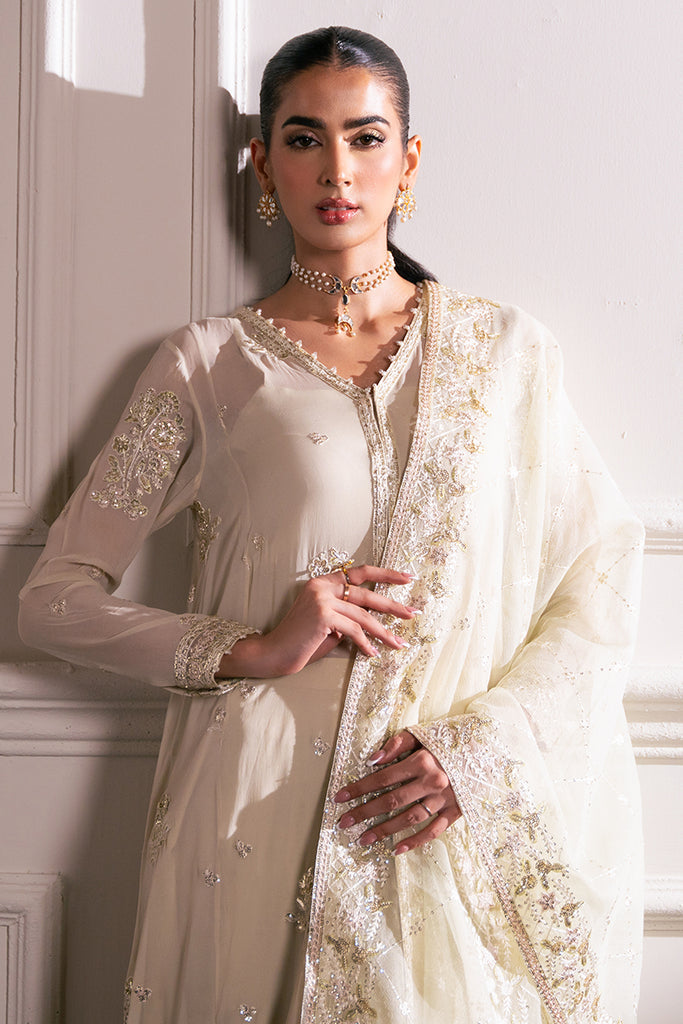 Cross Stitch | Luxe Atelier 25 | SEA MIST -  Cross Stitch Ladies Clothes - Original Designer Dress - House of Maryam