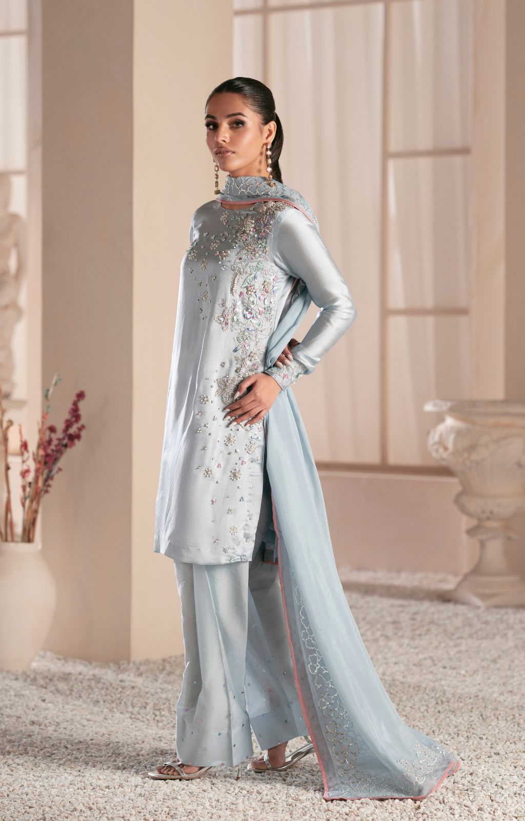 Ajr Couture | Symphony Luxe Festive 25 | Midnight Bloom -  AJR Couture Ladies Clothes - Original Designer Dress - House of Maryam