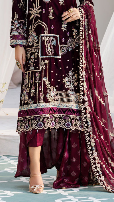 Zebtan | Andaz e Makhmal | ZAM-09 -  Zebtan Ladies Clothes - Original Designer Dress - House of Maryam