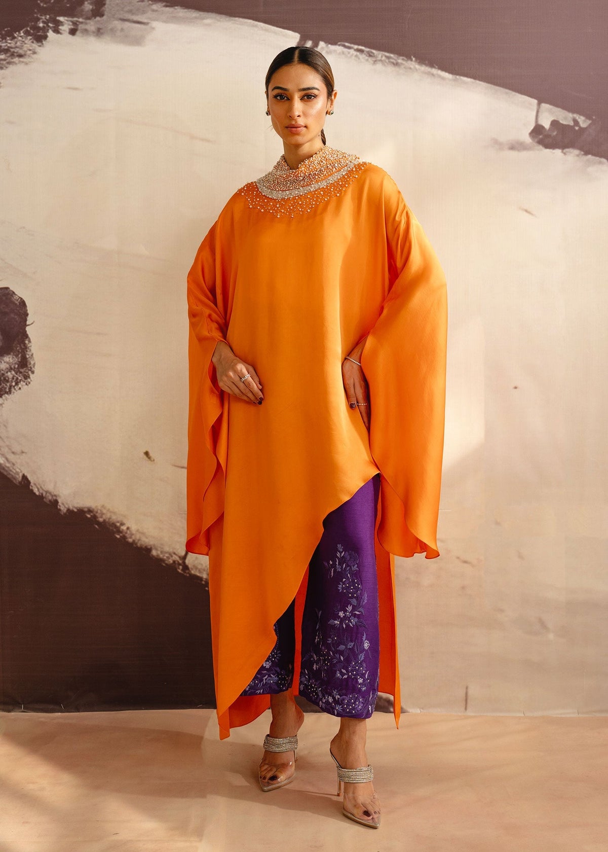 Mahgul | Eye of Cemal | Mandarin Glow -  Mahgul Ladies Clothes - Original Designer Dress - House of Maryam