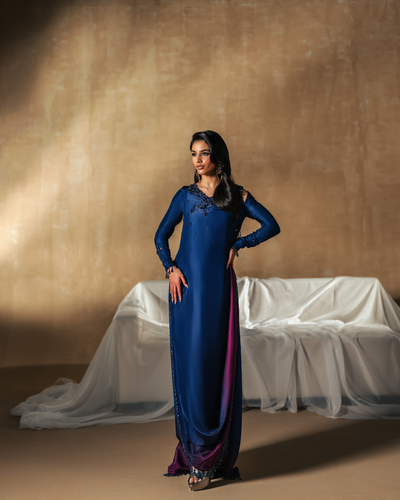 Vasal | Zyra Luxe Pret 26 | Sapphire drift