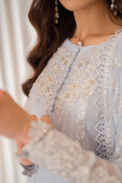 Azure | Ensembles Embroidered Formals | Serenity Sky -  Azure Ladies Clothes - Original Designer Dress - House of Maryam