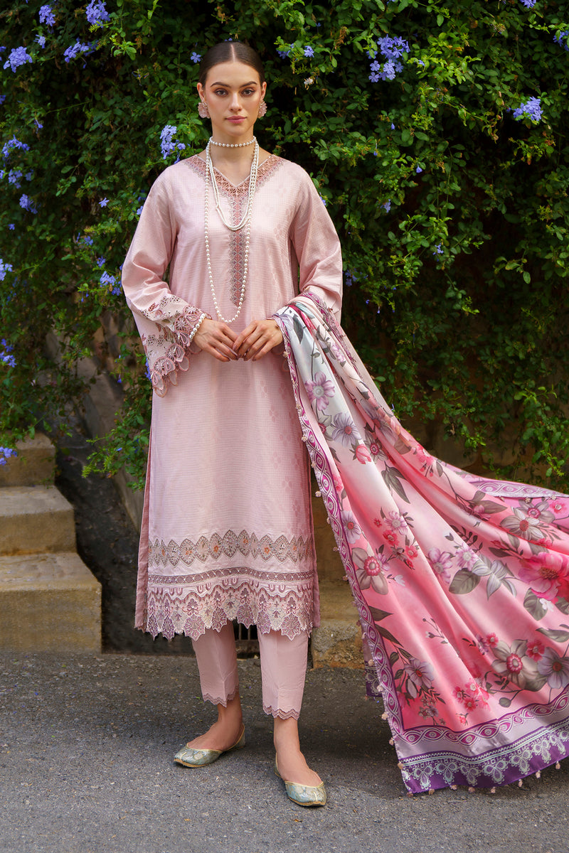 Baroque | Luxury Pret 24 | JACQUARD LAWN UF-588 -  Baroque Luxury - Original Designer Dress - House of Maryam