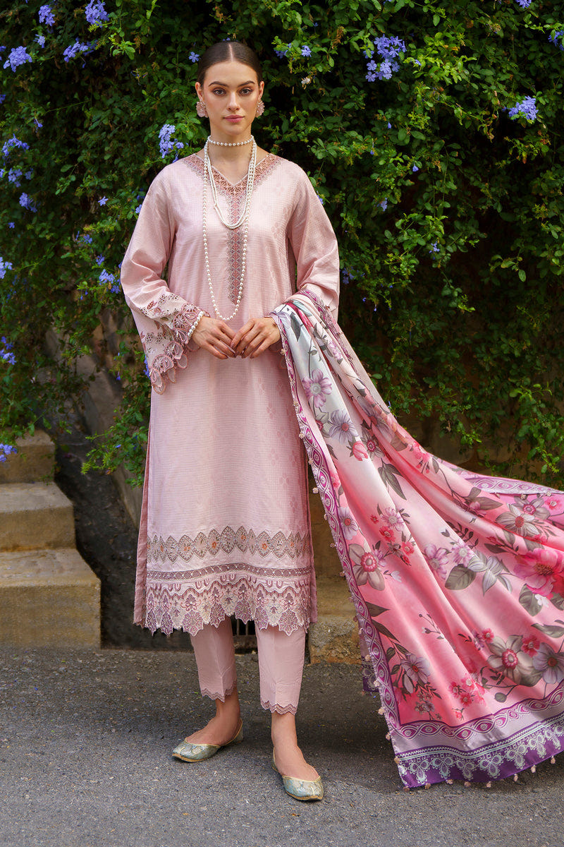 Baroque | Luxury Pret 24 | JACQUARD LAWN UF-588 -  Baroque Luxury - Original Designer Dress - House of Maryam