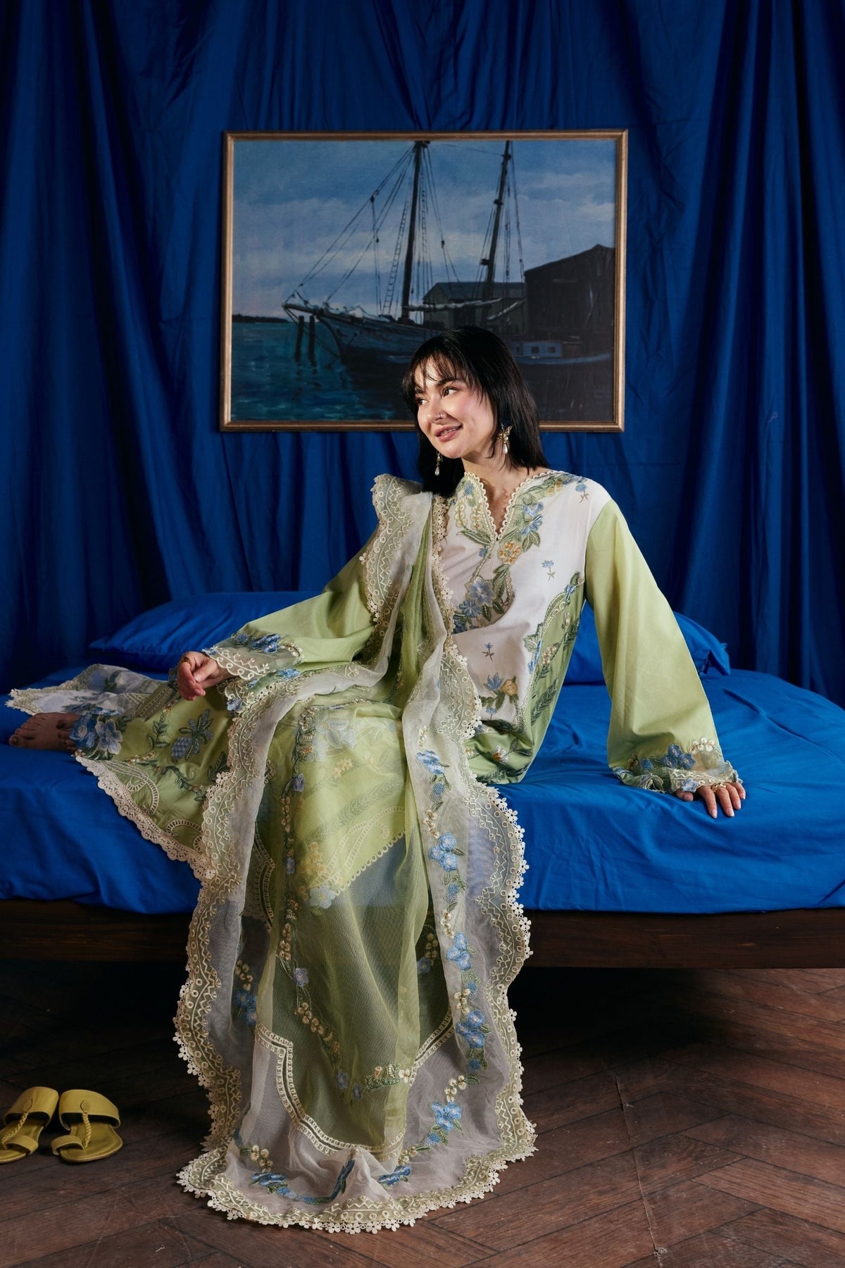 Maryam Hussain | Luxury Lawn 26 Vol 2 | Dimple, image 3