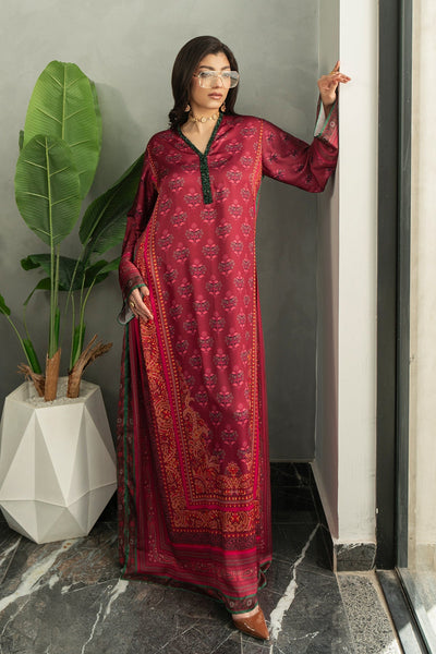 Erum Khan | Eid Edit 25 | Berry Babe -  Erum Khan Ladies Clothes - Original Designer Dress - House of Maryam