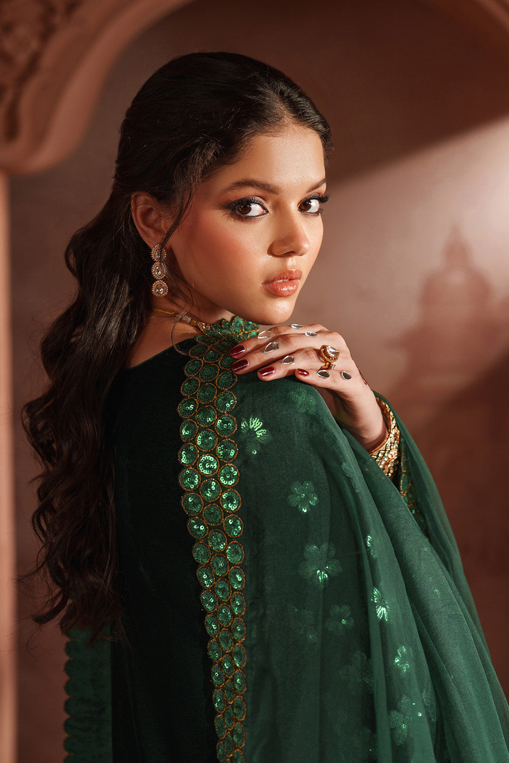 Iznik | Velvet 25 | IV-60 Embroidered Velvet, image 6