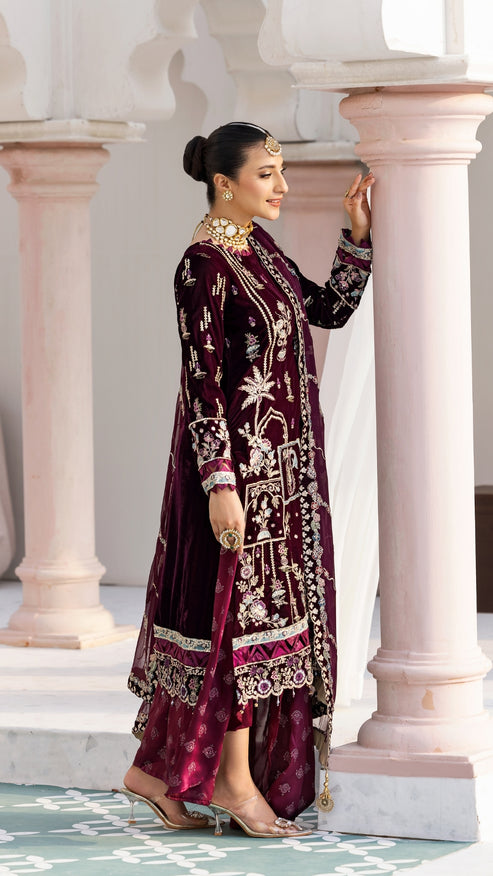Zebtan | Andaz e Makhmal | ZAM-09 -  Zebtan Ladies Clothes - Original Designer Dress - House of Maryam