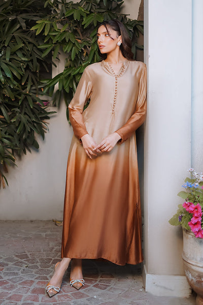 Erum Khan | Nue Pret | Sunset Dusk -  Erum Khan Ladies Clothes - Original Designer Dress - House of Maryam